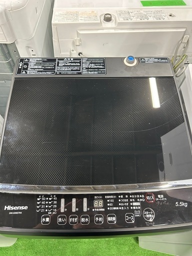 ご来店時、ガン×2お値引き‼️Hisense(ハイセンス) 2019年製 5.5kg 洗濯機