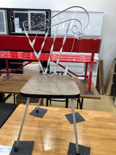 手稲リサイクル IKEA イケア POANG ポエング フットスツール付 