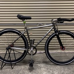 ピストバイク シングル 700c ドロップハンドル クロモリ 送料