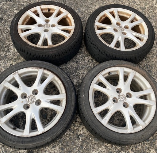 デミオ純正16インチアルミホイール マツダ デミオ 純正16インチ タイヤ