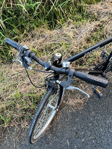 名古屋市内配達無料26インチクロスバイク黒6段変速 楽天市場】クロス