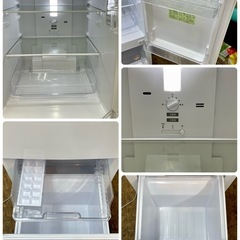 I327 🌈 ジモティー限定価格！ SHARP 冷蔵庫 (153L 両開き対応) 21年製 SJ-15E8 ⭐ 動作確認済 ⭐ クリーニング済