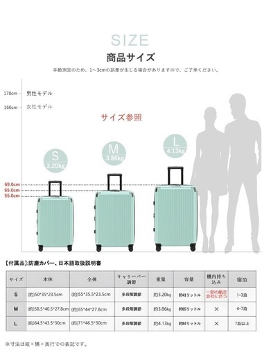 スーツケース　2個セット