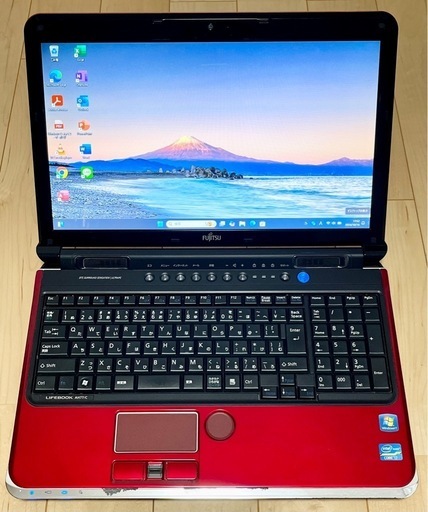 富士通 Corei7 メモリー8GB 新品SSD 500G Office2021 Windows11 ノートPC 生成AI