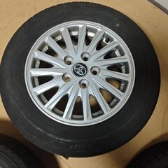 受渡し者決定】15インチ トヨタ純正ホイール&タイヤ4本セット 195/65/R15