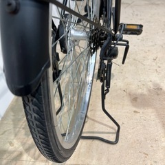 名古屋市内配達無料26インチ6段変速シティサイクルママチャリ艶消し黒