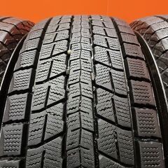 DUNLOP WINTER MAXX SJ8+ 225/65R17 17インチ スタッドレス 4本 21年製 バリ溝 ハリアー エクストレイル等　(VTF986)