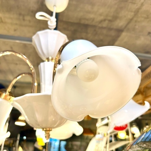 池上店】 YAMAGIWA ヤマギワ シャンデリア 5灯 照明 シーリング