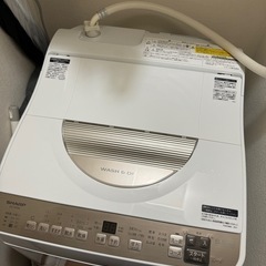 SHARP 縦型洗濯乾燥機 ゴールド系 ES-T5FBK-N [洗濯5.5kg /乾燥3.5