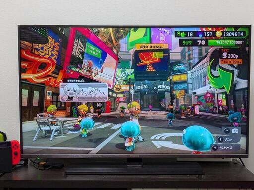 43型テレビ　hisense 43A6800