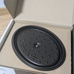 ストウブ 鋳物ホーロー鍋 ピコ・ココット 23 cm, オーバル, カンパーニュ, 鋳鉄