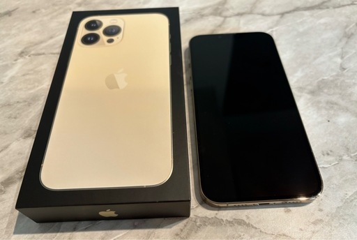 ☆美品☆iPhone13 Promax GOLD バッテリー新品 iPhone 13 Pro Max