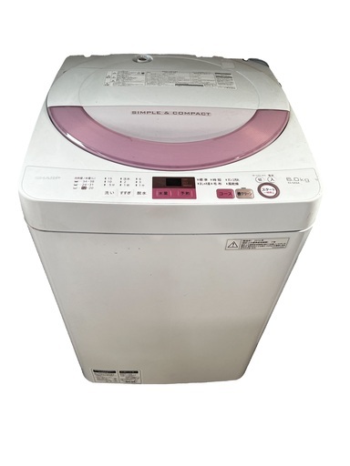 シャープ　全自動電気洗濯機　6.0kg ES-GEGA