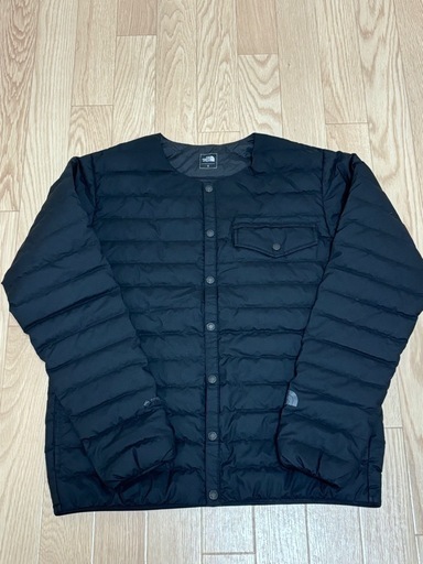 ザノースフェイス　ウィンドストッパー　ゼファーシェルカーディガン ダウンジャケット ブラック THE NORTH FACE