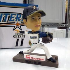 大谷翔平 ボブルヘッド 首振り人形 バッター ピッチャー 2個セット 箱付 日本ハムファイターズ 11番 フィギュア 日ハム 非売品 新道東店