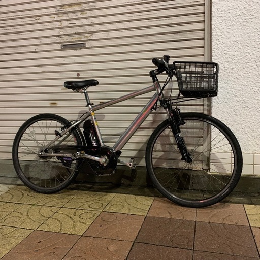 整備済み★ 【RealStleam リアルストリーム】 電動アシスト 自転車 ママチャリ スポーツ 内装8段 26インチ ジャンク品