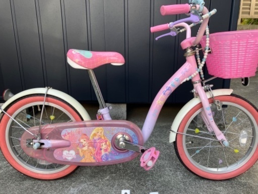ディズニープリンセス 幼児用自転車 ピンク　16インチ