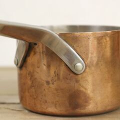 デンマーク Georg Jensen ジョージ・ジェンセン 銅製 片手鍋 ミルクパン