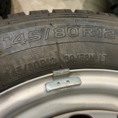 3166】21年 145/80R12 80/78N LT トーヨー デルベックス935 ハイゼット 