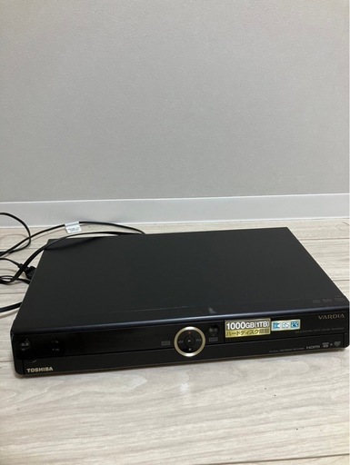 TOSHIBAVARDIA VARDIA  テレビ用レコーダー　ハードディスク　DVD リモコンあり