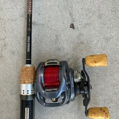 ベイト用 ダイワリール、竿セット