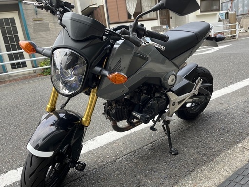 ホンダ グロム GROM JC61 全塗装 人気のナルドグレー 良品
