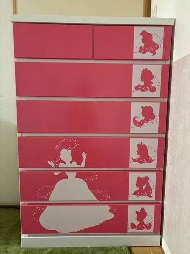 ディズニープリンセス　タンス収納