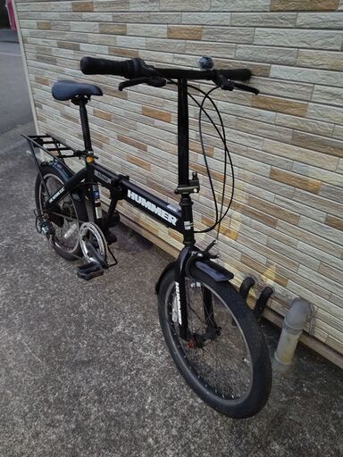 中古自転車 6段変速 20インチ 折り畳み 軽整備済み 防犯登録対応 町田市