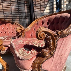 アンティーク・ソファー型応接セット