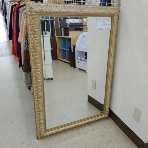 壁掛けミラー ※縦に展示していますが、横向きでの壁掛けタイプになります TJ7939