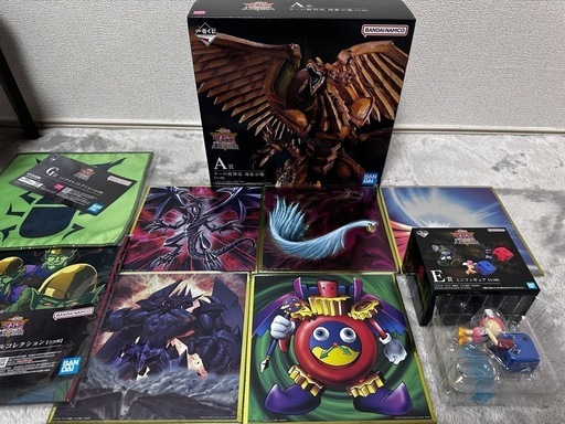 遊戯王一番くじA賞ラーの翼神竜 E賞天使のサイコロ