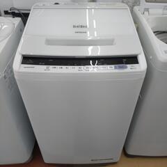☆ジモティー割引有☆ 日立 7.0kg全自動洗濯機 BW-V70CE6 2018年製 中古品