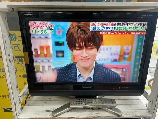 液晶テレビ　No.14617　SHARP　2009年製　20V　リモコン付き　LC-20D30　【リサイクルショップどりーむ天保山店】