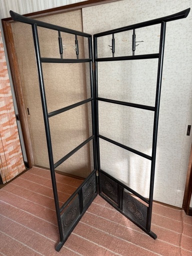 衣紋掛け　衣桁　レトロ 衣桁 着物掛け 衣紋掛け 折り畳み インテリア レトロ