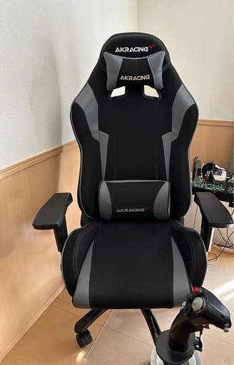 【11月中お渡し】AKRacing ゲーミングチェア グレー