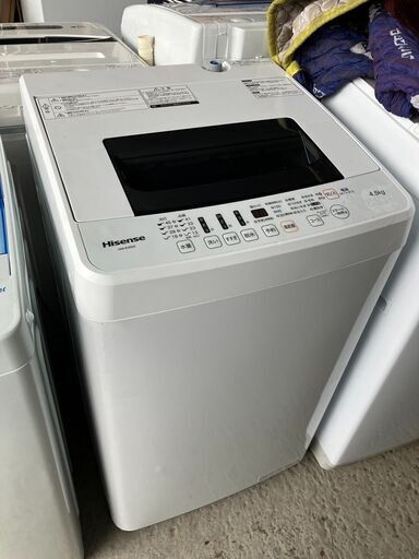 ハイセンス 洗濯機 4.5kg HW-E4502