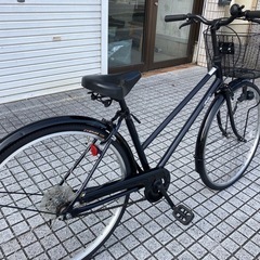 【26インチ自転車】美品❗️変速なし　前後タイヤ、前カゴ新品❗️若林自転車　膳所店　SALE中❗️