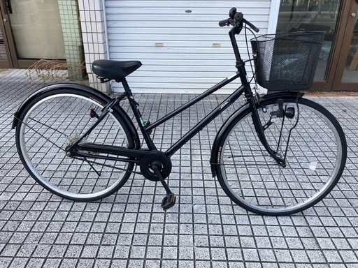 【26インチ自転車】美品❗️変速なし　前後タイヤ、前カゴ新品❗️若林自転車　膳所店　SALE中❗️