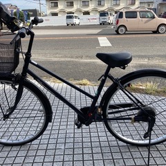 【26インチ自転車】美品❗️変速なし　前後タイヤ、前カゴ新品❗️若林自転車　膳所店　SALE中❗️