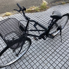 【26インチ自転車】美品❗️変速なし　前後タイヤ、前カゴ新品❗️若林自転車　膳所店　SALE中❗️