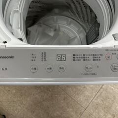 ★ジモティ割あり★ Panasonic 洗濯機 6.0kg 23年製 動作確認／クリーニング済み TJ9248