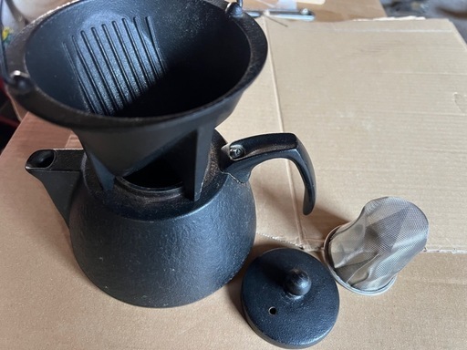 【南部鉄器】　急須　コーヒードリップ