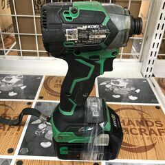 ✨HiKOKI 中古 WH36DC2XP インパクトドライバ 充電器/ﾊﾞｯﾃﾘｰ×2/ケース 