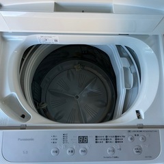 2023年製! Panasonic/パナソニック 全自動洗濯機 5.0kg ビッグウェーブ 