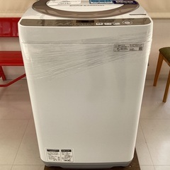 【安心6か月保証付き】SHARP　全自動洗濯機　ES-KS70U-N　2019年製　