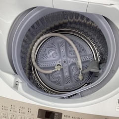 【安心6か月保証付き】SHARP　全自動洗濯機　ES-KS70U-N　2019年製　