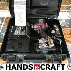 ✨日立 中古 WH18DDL2 インパクトドライバ 充電器/ﾊﾞｯﾃﾘｰ×2/ケース付き