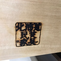 キャビネット（北海道民芸家具）、飾り棚