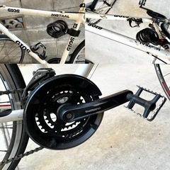 【10/20(日)まで】GIOS ミストラル クロスバイク (付属品多数)