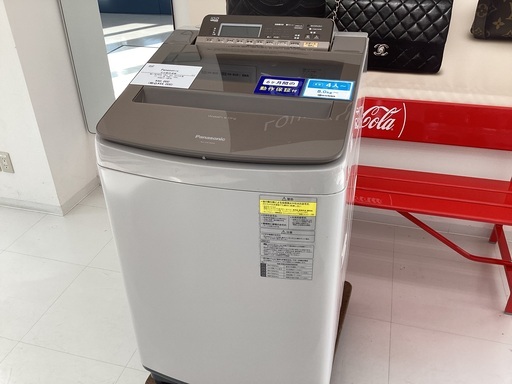 【安心6か月保証付き】Panasonic　10kg全自動洗濯機　NA-FW100S6　2018年製【汚れ跡有】